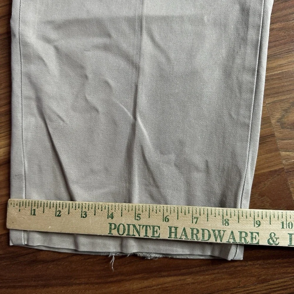 Vintage Polo Ralph Lauren Andrew Pants Mens 34x32 Khaki Chino Preppy Pleated